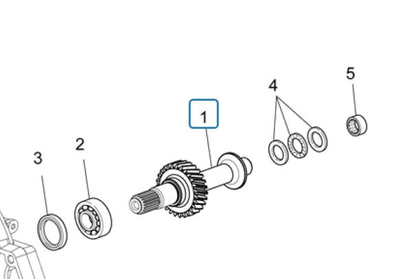 CLUTCH SHAFT (#976351)