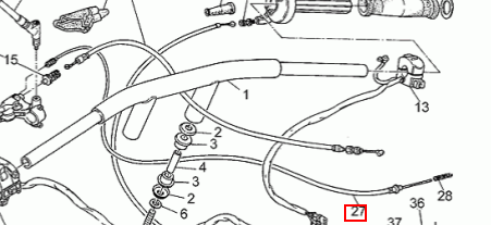 CHOKE CABLE (#02132800)