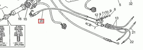 CHOKE CABLE (#30132860)