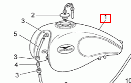 FUEL TANK BARE (#3100200) USE 03100220
