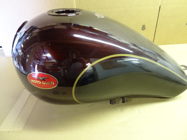FUEL-TANK 03 EV RED/CHROME (#89000465)