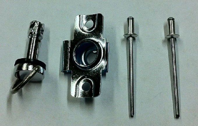 17MM QUICK RELEASE BODY FASTENER, Riveted (#152197)