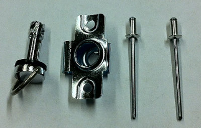 17MM QUICK RELEASE BODY FASTENER, Riveted (#152197)