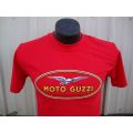 Size: XXL Moto Guzzi Oval Logo T-Shirt 100% Cotton (#10509140)