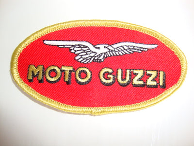 MOTO GUZZI LOGO PATCH 4 LONG X 2 inch HIGH (#789000)