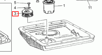 OIL FILTER SCREEN (#01152200)