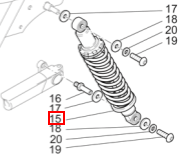 Shock absorber (0355 0250) (#03550250)