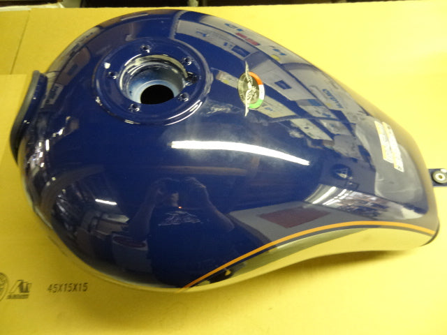 FUEL-TANK EV Blue/Chrome, Int (#89000510)