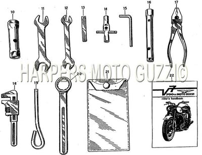 1967 1968 V700 Tool Kit And Gasket Sets