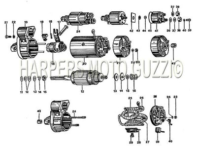 1969 1972 750 Ambassador Starter Motor