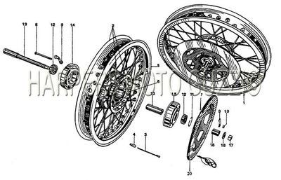 1972 1974 850 Eldorado Front Wheel Disc Brake
