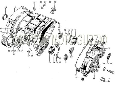 1972 1974 850 Eldorado Gear Box And Cover