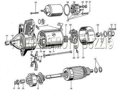 1972 1974 850 Eldorado Starter Motor