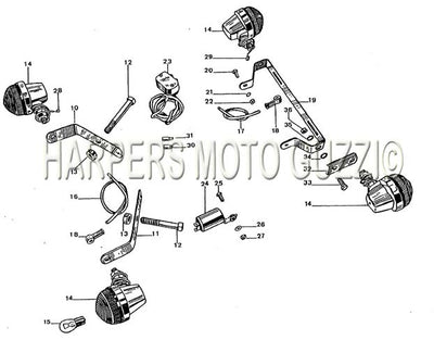 1972 1974 850 Eldorado Turn Light Indicators