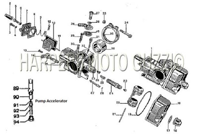 1974 1975 850 T Carburetor