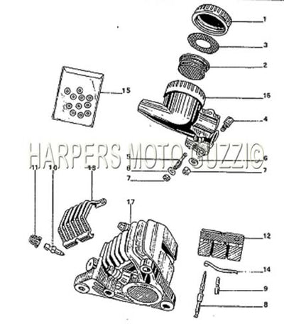 1974 1975 850 T Front Disc Brake