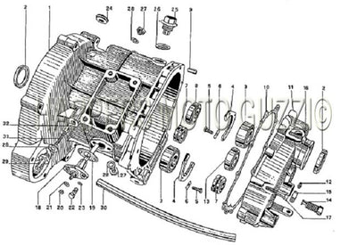 1974 1975 850 T Gear Box