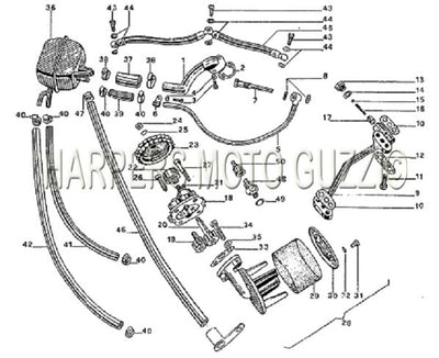 1974 1975 850 T Lubrication