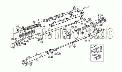 1976 1979 850 T3 Civilian And LAPD Front Rear Shock Absorber