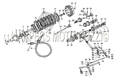 1976 1981 1000 Convert Clutch