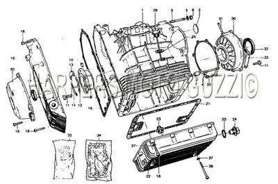 1976 1981 1000 Convert Crankcase Covers