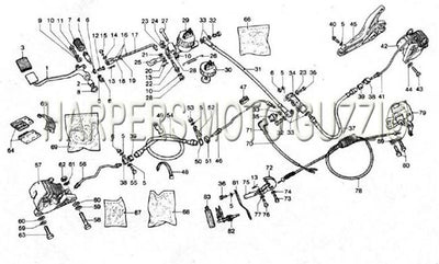 1976 1981 1000 Convert Rear Brake Parking Control