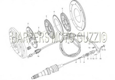 1976 1981 1000 G5 Clutch