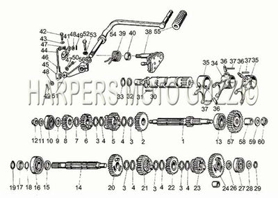 1977 1980 V 35   V 50 Acc. Elettronica 350 500 Engine Gear Box