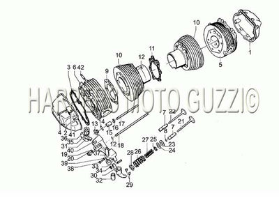 1979 1983 Sp 1000 Engine Cylinder Head