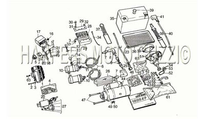 1979 1983 Sp 1000 Frame Battery