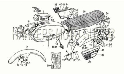 1979 1983 Sp 1000 Frame Body