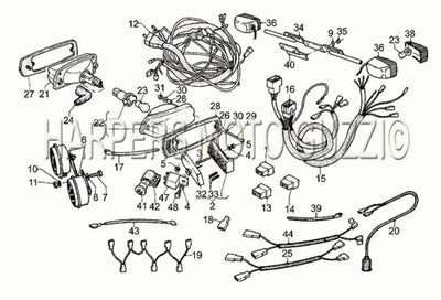 1979 1983 Sp 1000 Frame Electrical System