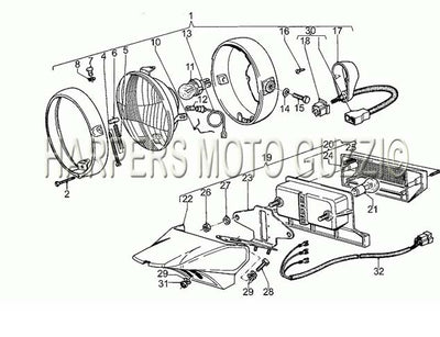 1979 1983 Sp 1000 Frame Lights