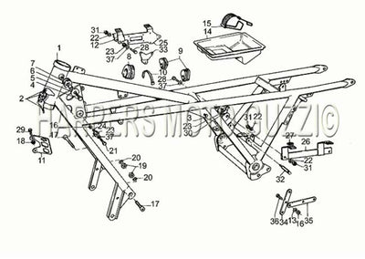 1979 1983 Sp 1000 Frame
