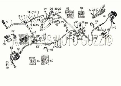 1979 1983 Sp 1000 Front Lh Rear Brake System
