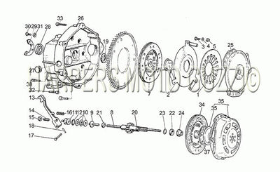 1980 1984 V 50 III 500 Clutch