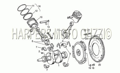 1980 1984 V 50 III 500 Engine Drive Shaft