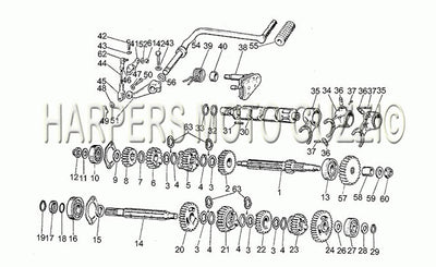 1980 1984 V 50 III 500 Engine Gear Box