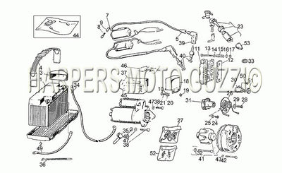 1980 1984 V 50 III 500 Frame Electrical Systems