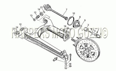 1980 1984 V 50 III 500 Frame Swing Arm