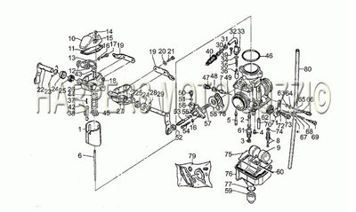 1981 1984 Le Mans III 850 Carburetors