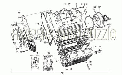 1981 1984 Le Mans III 850 Crankcase