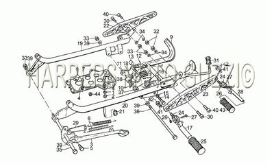 1981 1984 Le Mans III 850 Foot Rests Lateral Stand