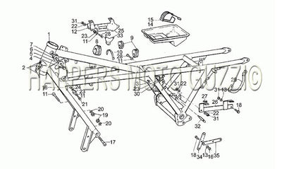 1981 1984 Le Mans III 850 Frame Frame