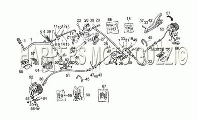 1981 1984 Le Mans III 850 Frame Front Lh Rear Brake System
