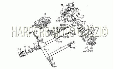 1981 1984 Le Mans III 850 Swing Arm