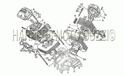 1981 1985 V 35 II 350 Cylinder Head
