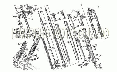 1981 1985 V 35 II 350 Front Rear Shock Absorber