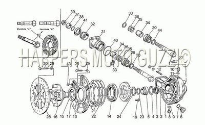1981 1985 V 35 II 350 Rear Bevel Gear