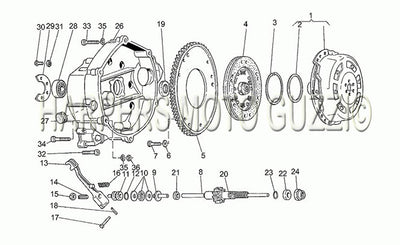 1982 1985 V 65 Custom 650 Clutch
